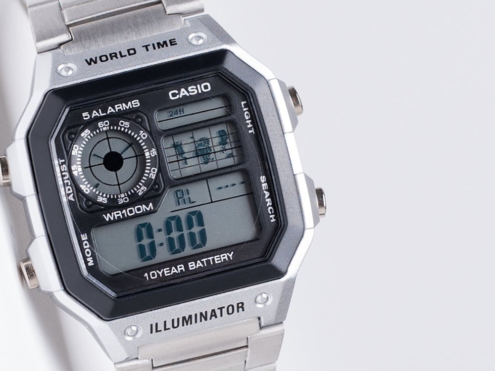 Часы Casio AE-1200WHD-1A (серый) - изображение №1
