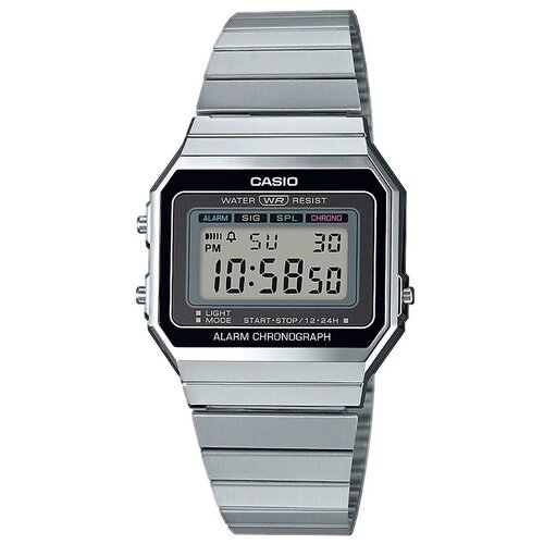 Наручные часы CASIO Collection Casio Collection A700W-1ADF, серебряный, серый (серый/черный/серебристый)