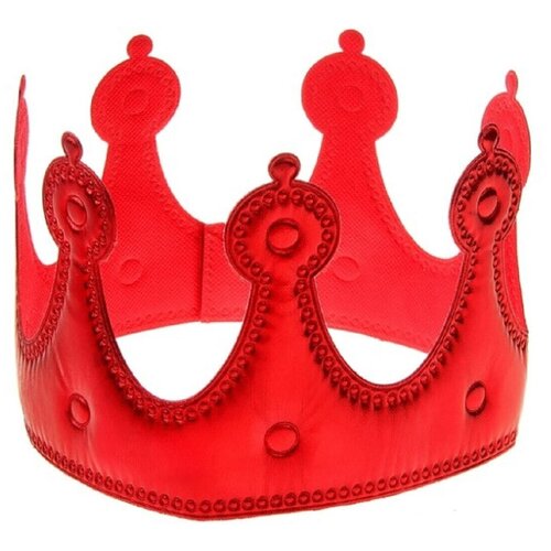 Корона сказочная Принцесса красная (красный)