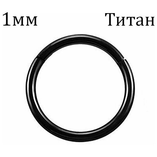 Серьги одиночные , размер/диаметр 10 мм., черный