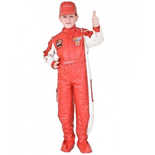 Детский костюм "Гонщик" (4792) 134 см (красный)
