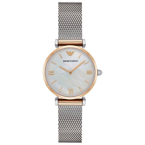 Наручные часы EMPORIO ARMANI Gianni T-Bar AR2068, золотой, серебряный (серебристый/золотистый)