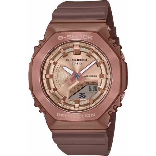 Наручные часы CASIO G-Shock Наручные часы Casio GM-S2100BR-5AER, золотой (золотистый/розовое золото)