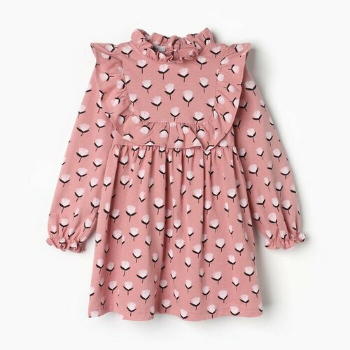 Платье для девочки, цвет розовый, рост 116 см