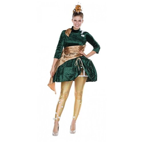 Женский костюм "Шампанское" (12101) 42 (зеленый) - изображение №1
