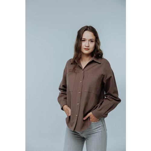 Рубашка  Kinfolk Clothes, коричневый - изображение №1