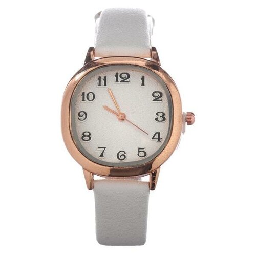 Наручные часы Часы наручные кварцевые женские "Иса", d-3 см, экокожа, белые, мультиколор (мультицвет)