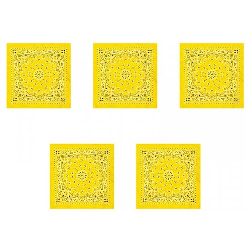 Бандана , желтый (желтый/белый) - изображение №1