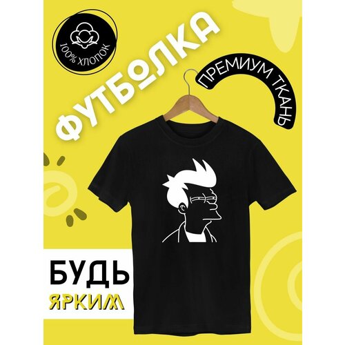 Футболка, черный - изображение №1