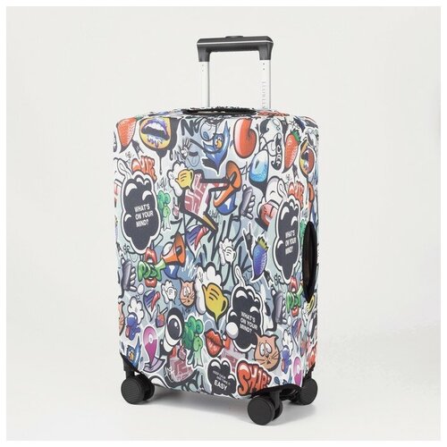 Чехол для чемодана , мультиколор (разноцветный/мультицвет)