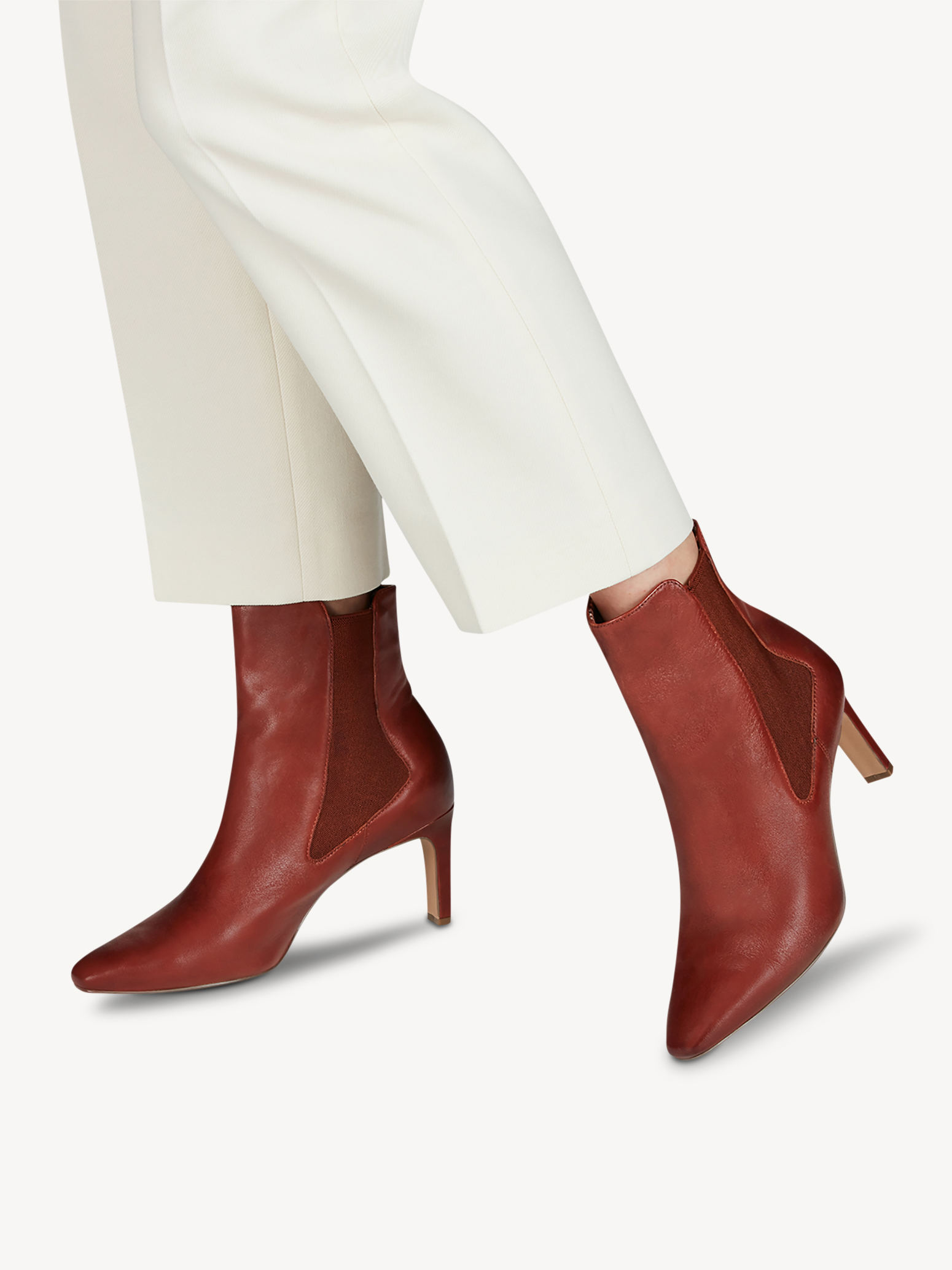 Ботинки женские 5 AW20 (красно-коричневый) - изображение №1