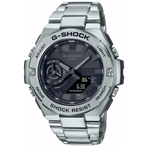 Наручные часы CASIO G-Shock Наручные часы CASIO GST-B500D-1A1, серебряный, черный (серый/черный/серебристый)