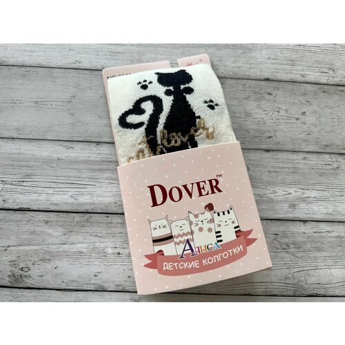 Колготки Dover для девочек, классические, бежевый - изображение №1