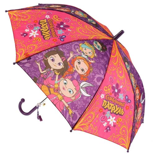 Зонт-трость Играем вместе, розовый, красный (красный/розовый/фиолетовый/розовый-фиолетовый) - изображение №1