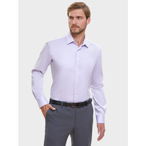 Рубашка KANZLER, фиолетовый (фиолетовый/белый)