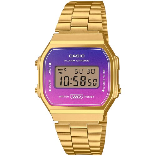 Наручные часы CASIO Наручные часы Casio A168WERG-2AEF, золотой, мультиколор (золотой/золотистый)