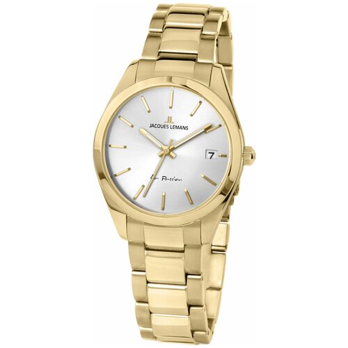 Наручные часы JACQUES LEMANS Sports 1-2084H, наручные часы Jacques Lemans, золотой (золотой/золотистый)