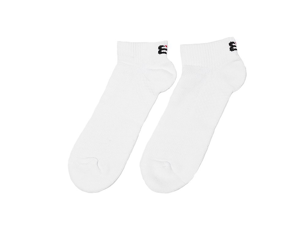 Носки короткие "8" (белый) - изображение №1