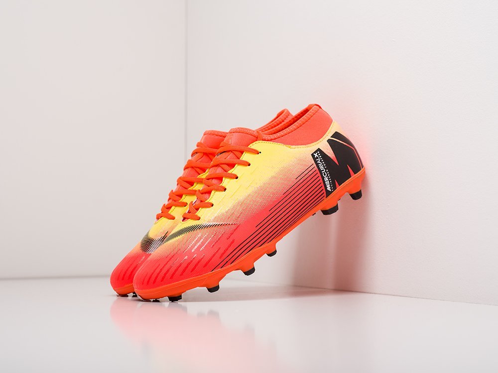 Футбольная обувь Nike Mercurial Vapor XII FG (оранжевый) - изображение №1
