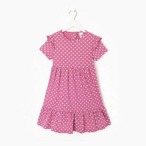 Платье для девочки, цвет розовый, рост 92 см - изображение №1