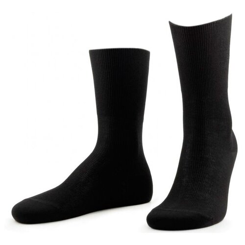 Мужские носки Dr.Feet, 1 пара, классические, воздухопроницаемые, усиленная пятка, черный