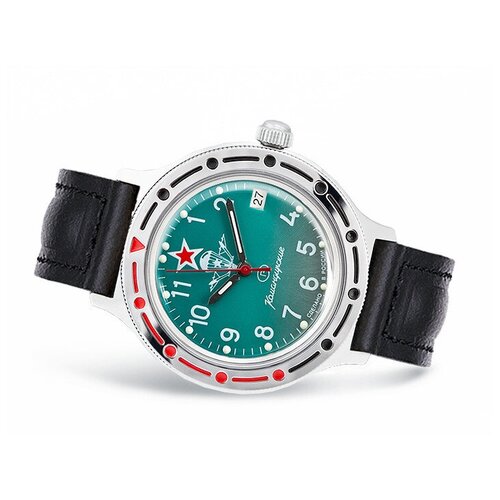 Наручные часы Восток Командирские Часы механические мужские Восток автоподзавод, мультиколор, зеленый