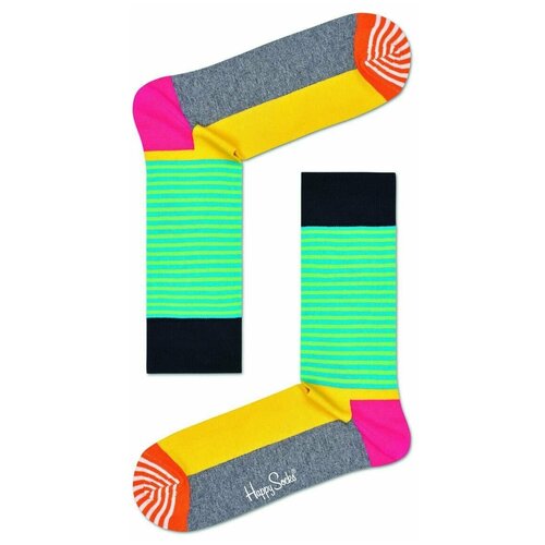 Носки Happy Socks, 2 пары, 2 уп, мультиколор (разноцветный/мультицвет)