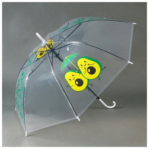 Зонт Funny toys, зеленый