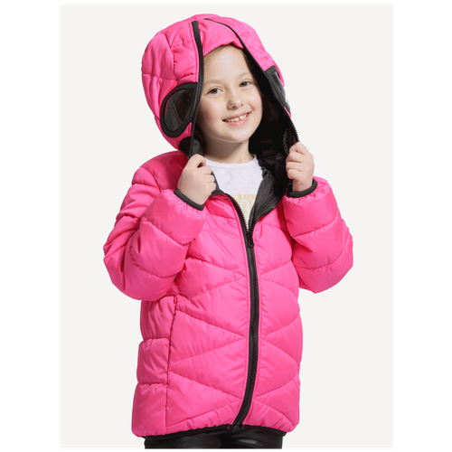 Куртка Orso Bianco, демисезон/лето, средней длины, серебряный (розовый/фиолетовый/серебристый) - изображение №1