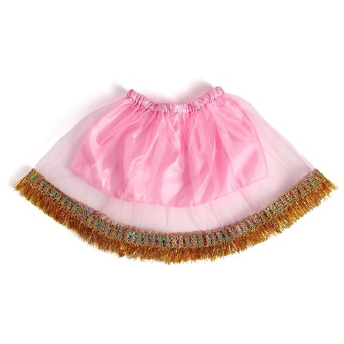 Карнавальная юбка "Бабочка", цвет розовый (черный/розовый)