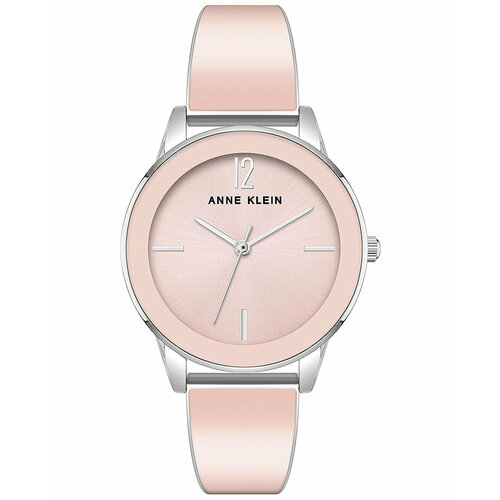 Наручные часы ANNE KLEIN 3931PKSV, серебряный, розовый (розовый/серебристый) - изображение №1