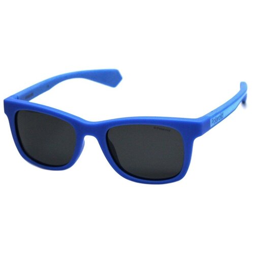 Солнцезащитные очки Polaroid, вайфареры, оправа: пластик, голубой