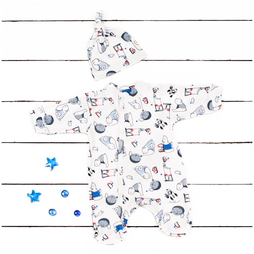 Комплект одежды  АЛИСА, белый, мультиколор (белый/мультицвет) - изображение №1