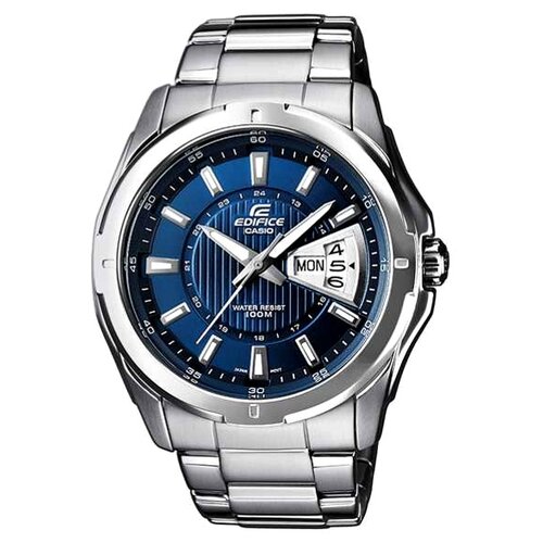 Наручные часы CASIO Edifice EF-129D-2A, синий, серебряный (синий/серебристый/серебряный)