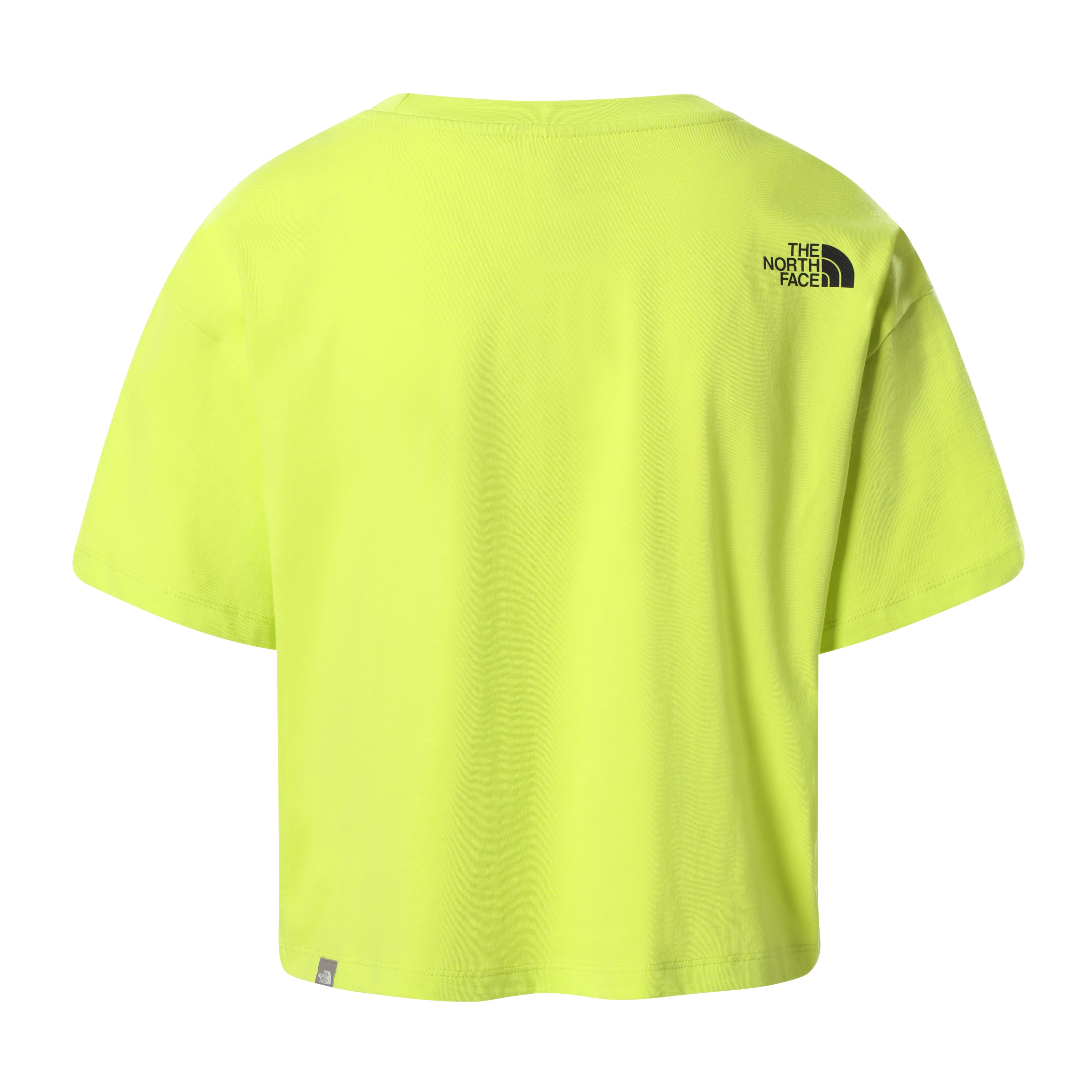 Женская футболка CROPPED SD (зеленый) - изображение №1