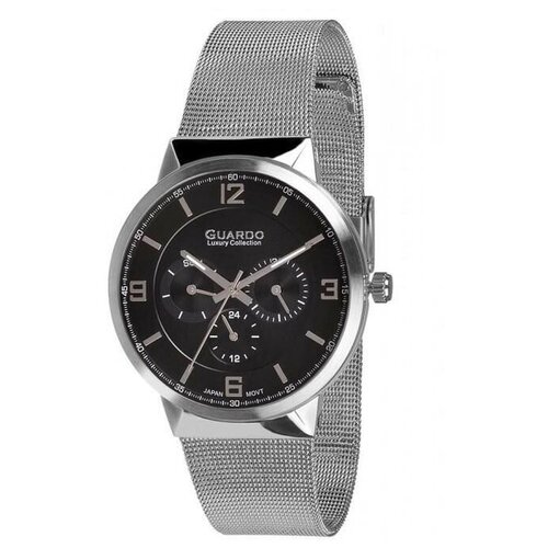 Наручные часы Guardo Наручные часы GUARDO S1626.1 чёрный, черный, мультиколор (черный/разноцветный/серебристый)