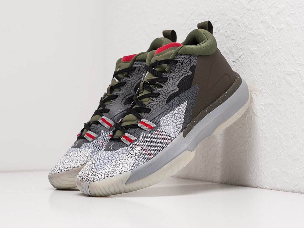 Кроссовки Nike Jordan Zion 1 (серый) - изображение №1