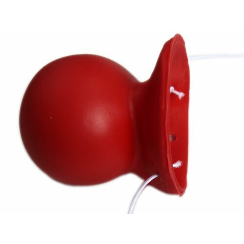 Нос клоуна резиновый красный с пищалкой - изображение №1