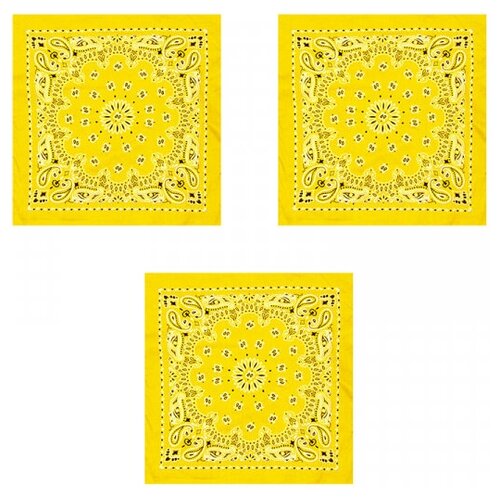 Бандана , желтый (желтый/белый) - изображение №1