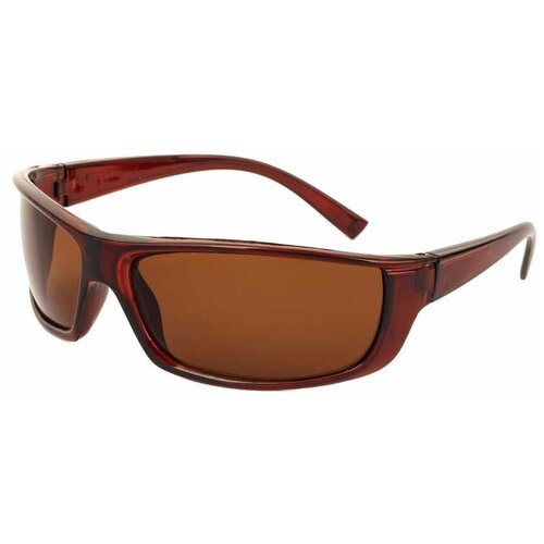 Солнцезащитные очки Kanevin, прямоугольные, оправа: пластик, спортивные, для мужчин, коричневый - изображение №1