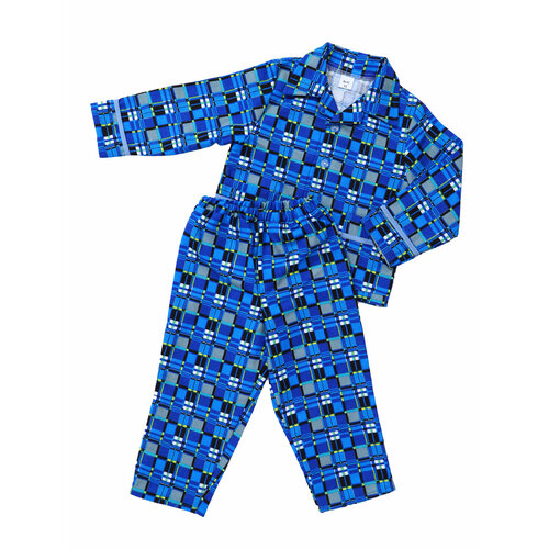 Пижама, синий - изображение №1