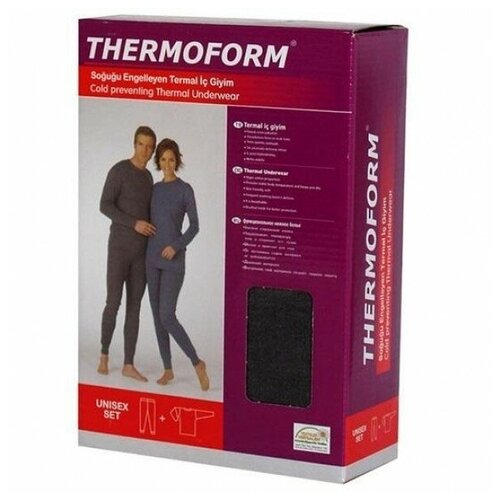 Комплект термобелья Thermoform, серый (серый/серый меланж)