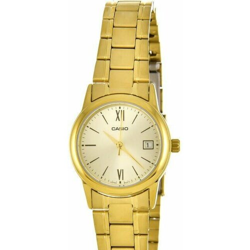 Наручные часы CASIO Часы Casio LTP-V002G-9B3, золотой (золотой/золотистый)