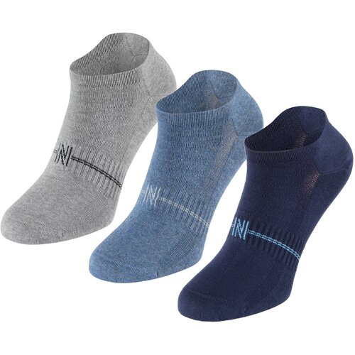 Женские носки Norfolk Socks укороченные, износостойкие, усиленная пятка, быстросохнущие, мультиколор (серый/синий/разноцветный/голубой) - изображение №1