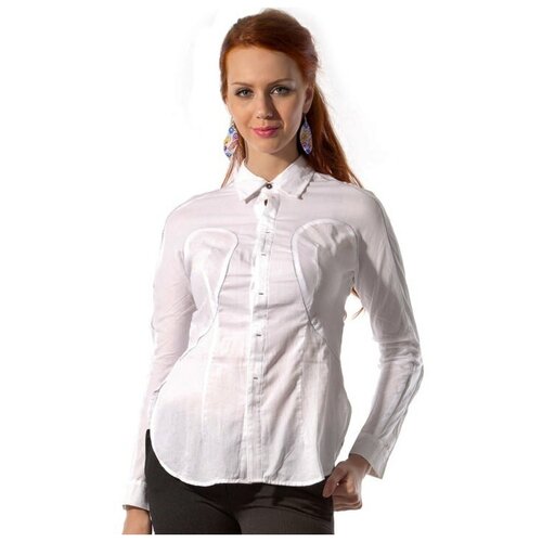 Блуза  MONDIGO, белый - изображение №1