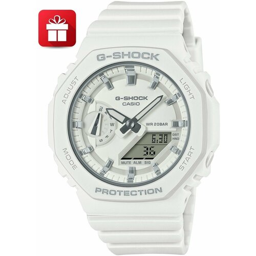 Наручные часы CASIO G-Shock Часы наручные женские Casio G-SHOCK GMA-S2100-7A с гарантией, белый