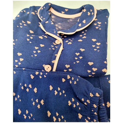 Пижама, синий (синий/тёмно-синий) - изображение №1