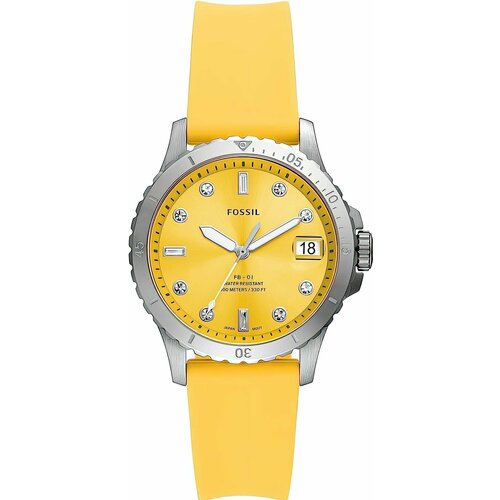 Наручные часы FOSSIL FB-01 Fossil ES5289, желтый, серебряный (желтый/серебристый) - изображение №1
