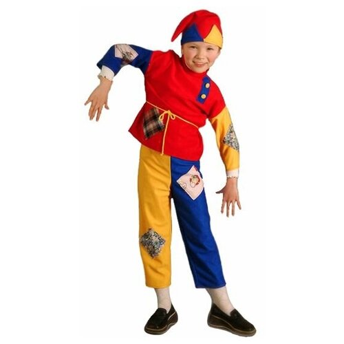Карнавальный костюм "Скоморох", 3-5 лет, Бока (разноцветный/мультицвет)