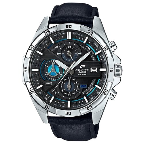Наручные часы CASIO Edifice EFR-556L-1AVUEF, голубой, черный (черный/голубой/серебристый/серебряный)